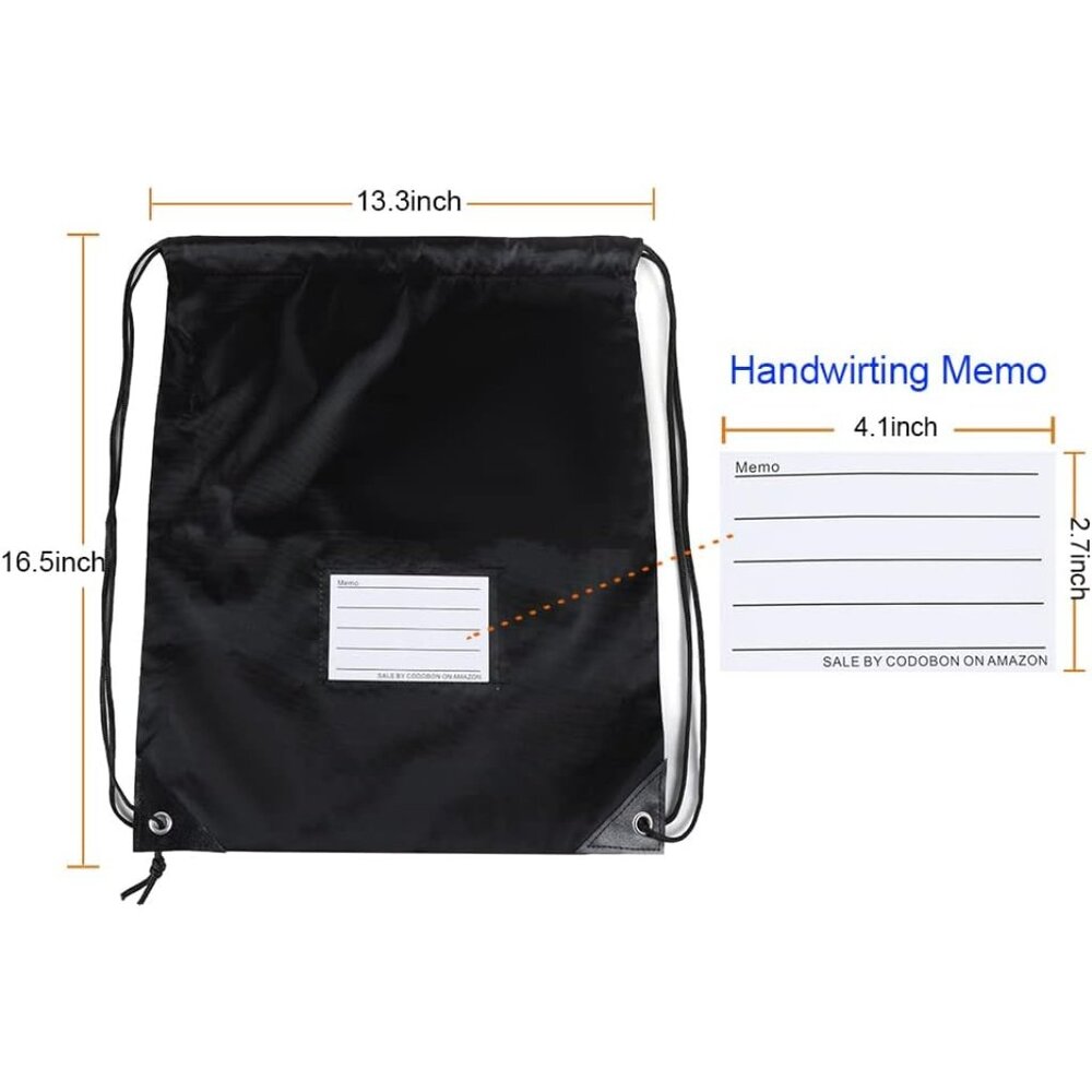 Durable 20 Count Drawstring Bags - Machine Washab… - image 3